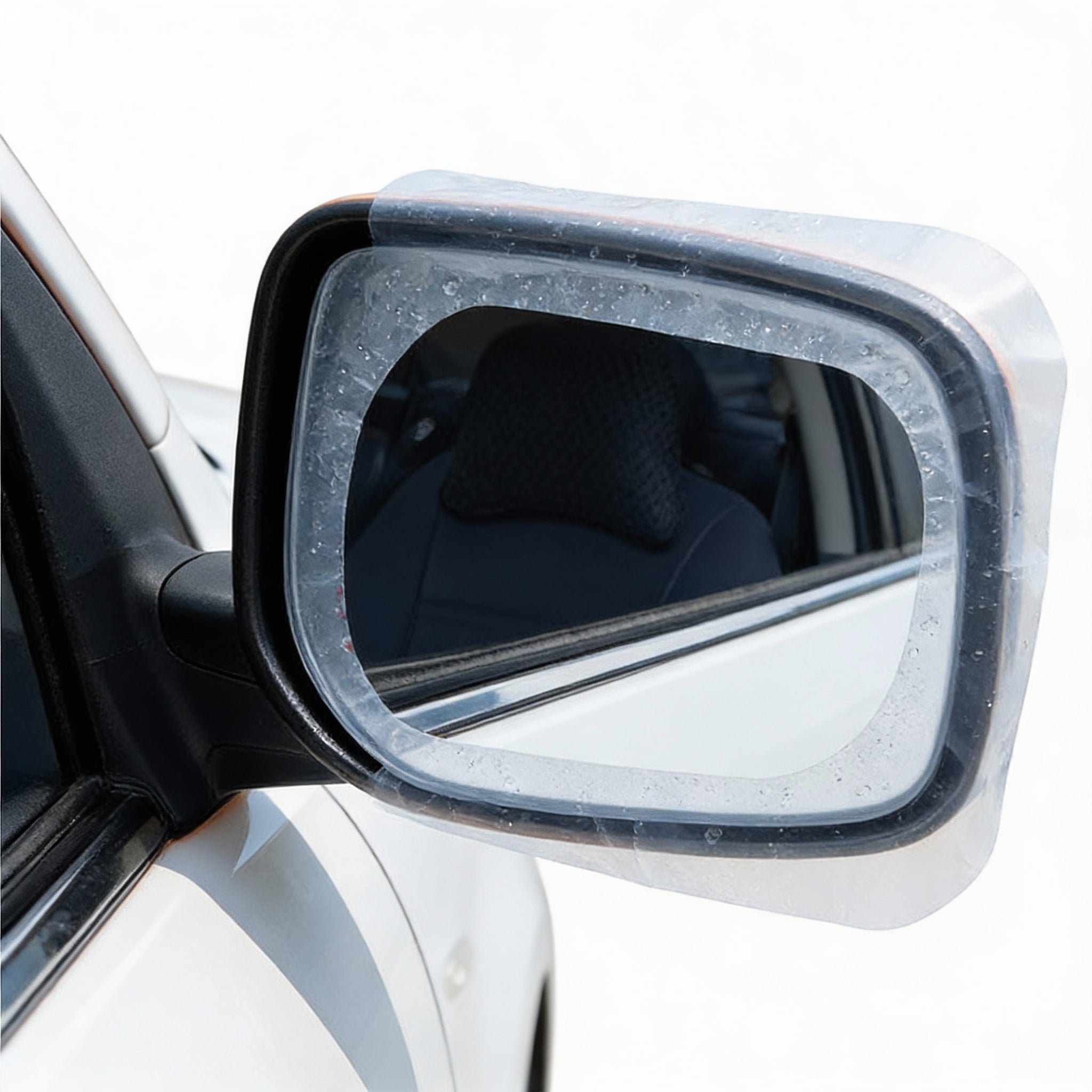 Rain proof film for automobile rearview mirror