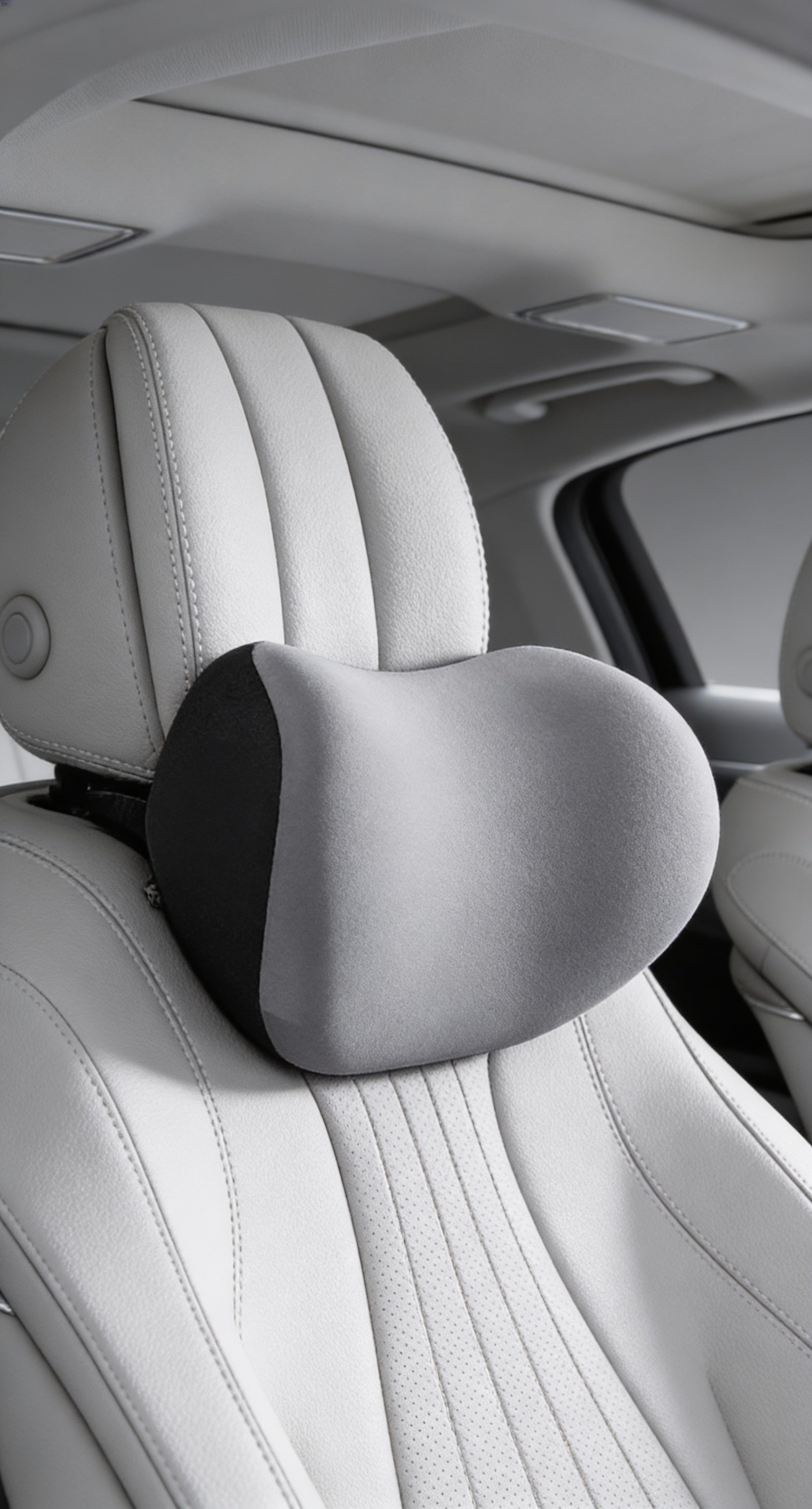 Four Seasons Universal Car Memory Foam Waist Cushion Back Cushion Headrest Cervical Spine Neck Pillow Car Pillow Seat Headrest