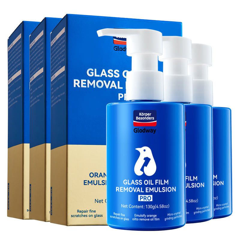 Glass Oil Film & Hard Water Spot Remover – 4.58 oz (130 g)