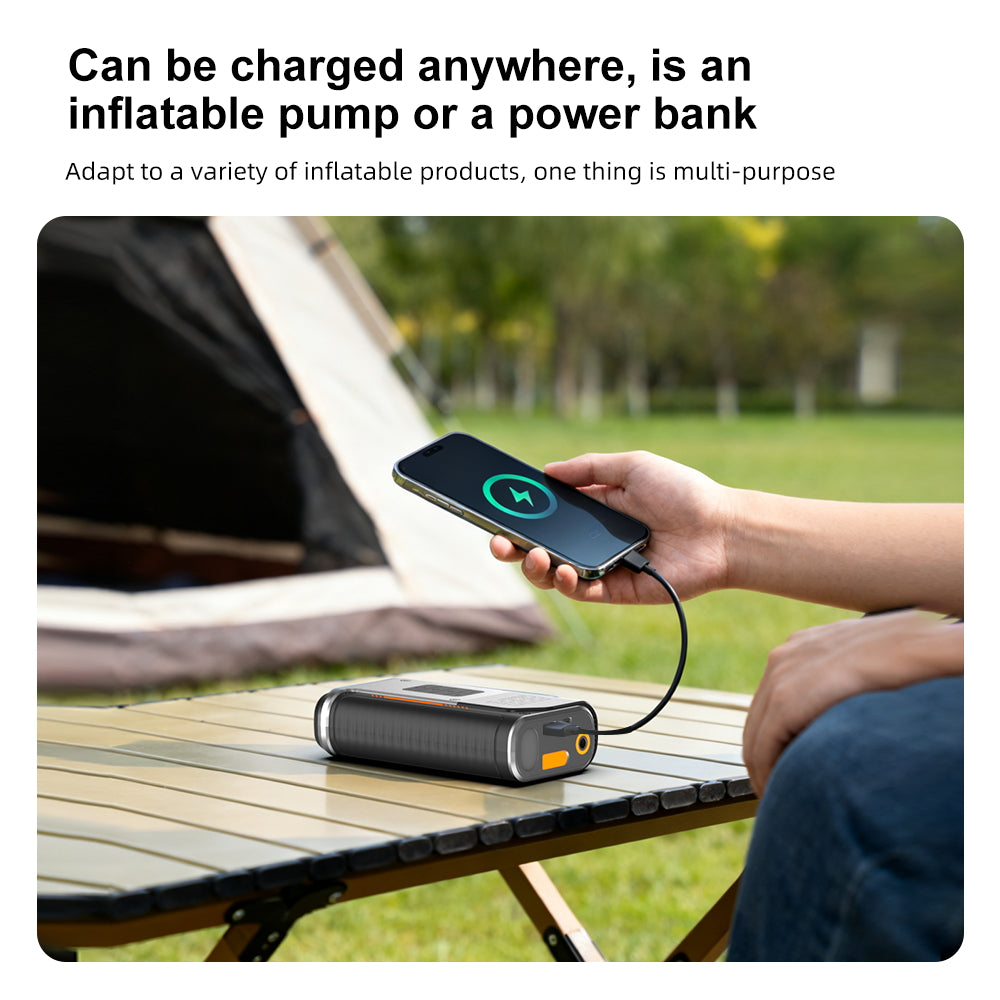 4-in-1 Car Jump Starter with Tire Inflator