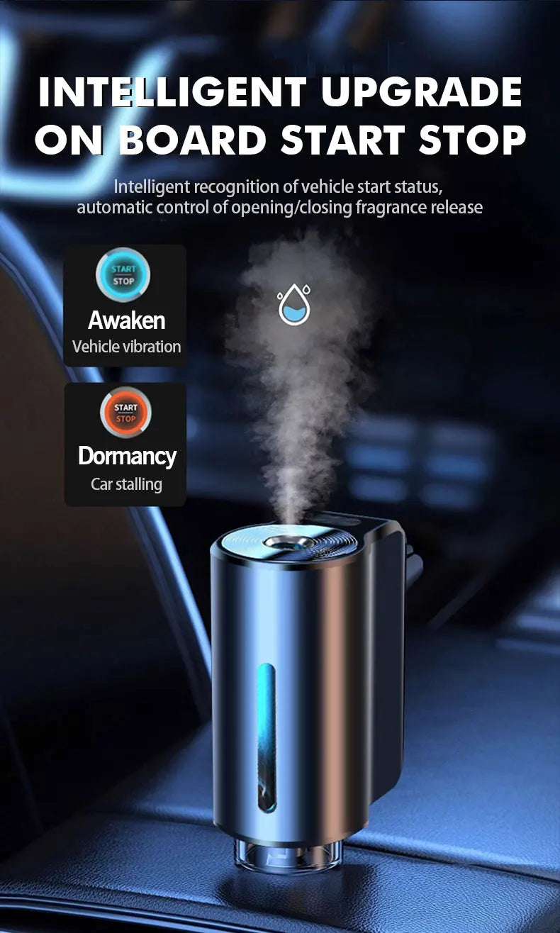 Car Electric Air Diffuser Aroma Car Air Vent Humidifier Mist Aromatherapy Car Air Freshener For Removing Odors Car Accessories