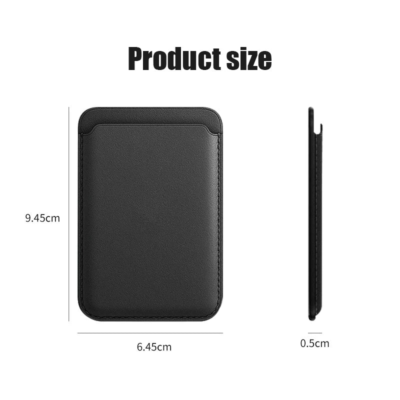 Leather Wallet Case For iPhone 15 Pro Max Magsafe Wallet Leather Compatible For iPhone 14 13 12 Card Holder with MagSafe Magnet