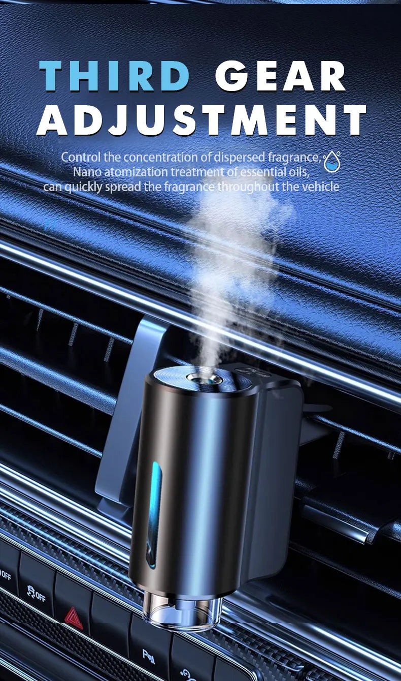 Car Electric Air Diffuser Aroma Car Air Vent Humidifier Mist Aromatherapy Car Air Freshener For Removing Odors Car Accessories