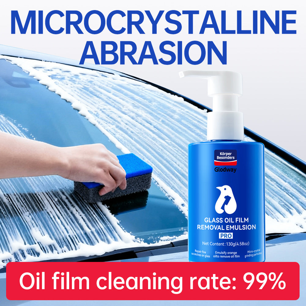 Glass Oil Film & Hard Water Spot Remover – 4.58 oz (130 g)