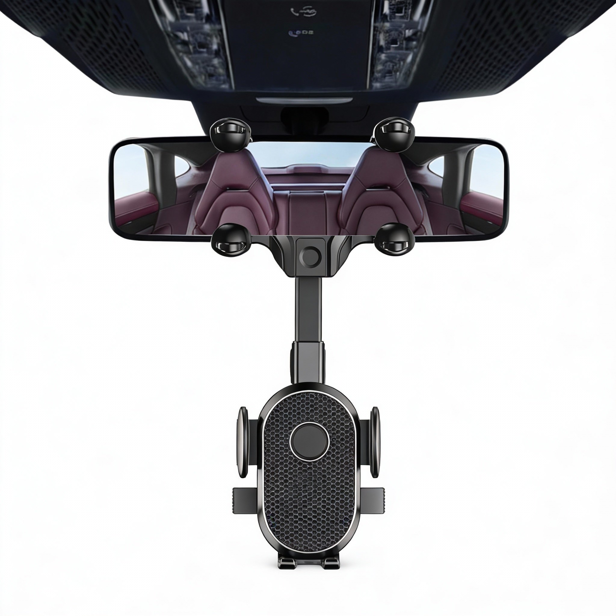 New Car Mobile Phone Holder Rearview Mirror Navigation Multifunctional Support Frame