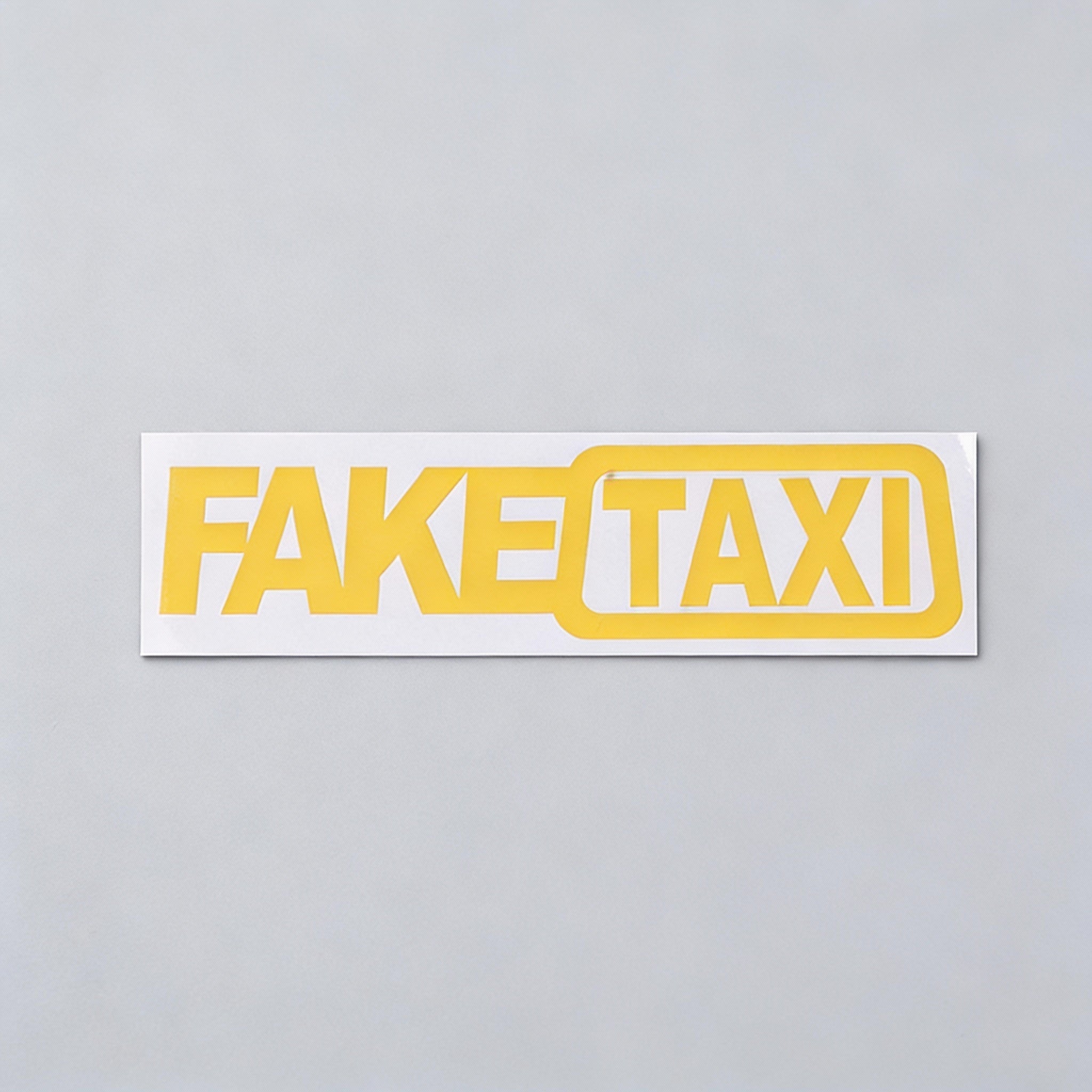 Fake Taxi Drifting Sign Funny Car Sticker
