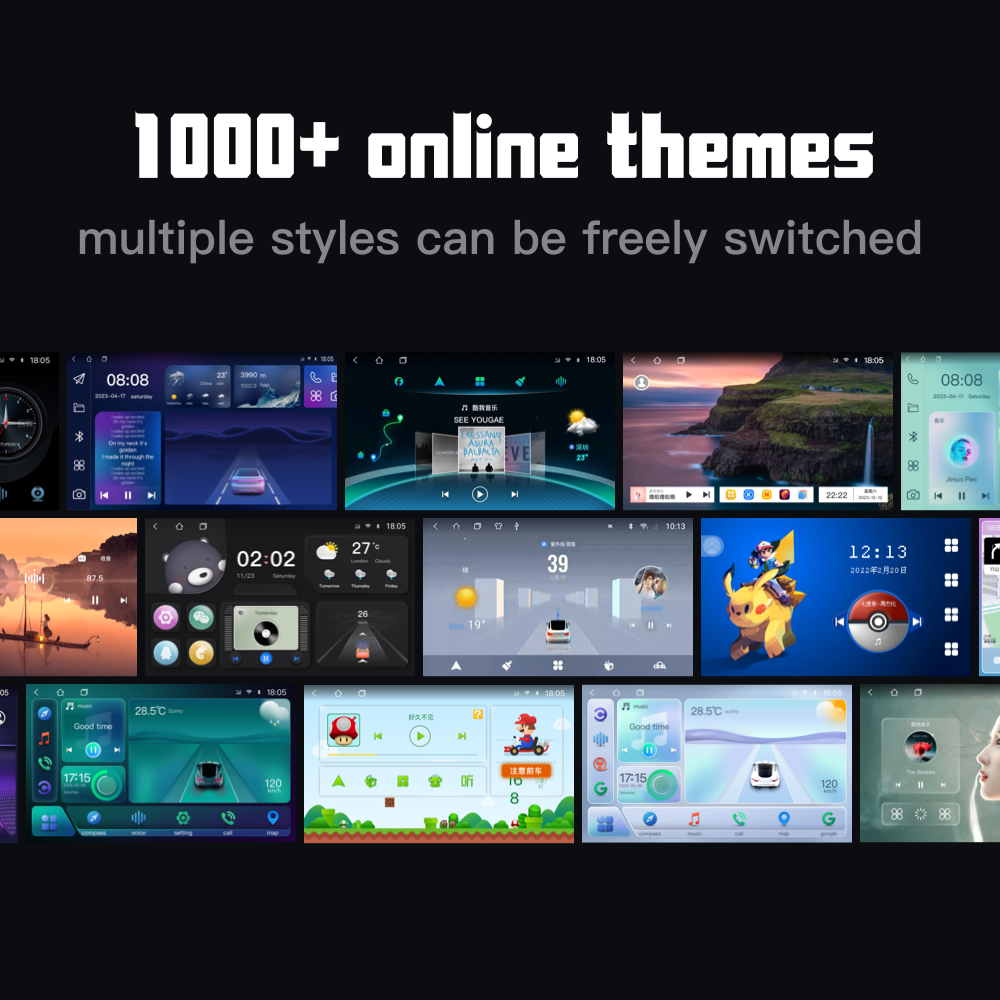 iLauncher Theme for android Head unit – DoFun Shop