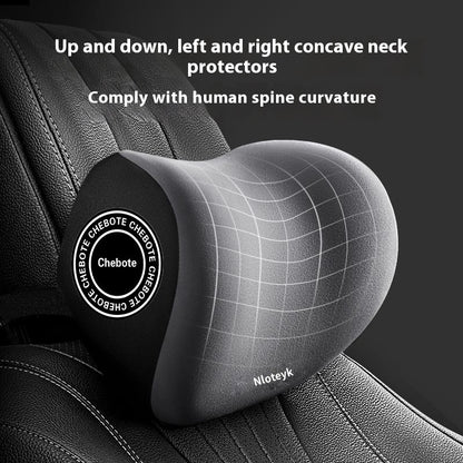 Four Seasons Universal Car Memory Foam Waist Cushion Back Cushion Headrest Cervical Spine Neck Pillow Car Pillow Seat Headrest