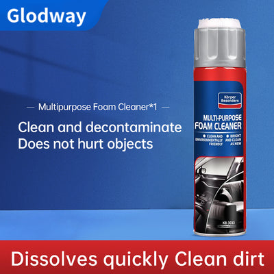 Car Interior Foam Cleaner with Built-In Brush – 21.98 fl oz (650 mL)