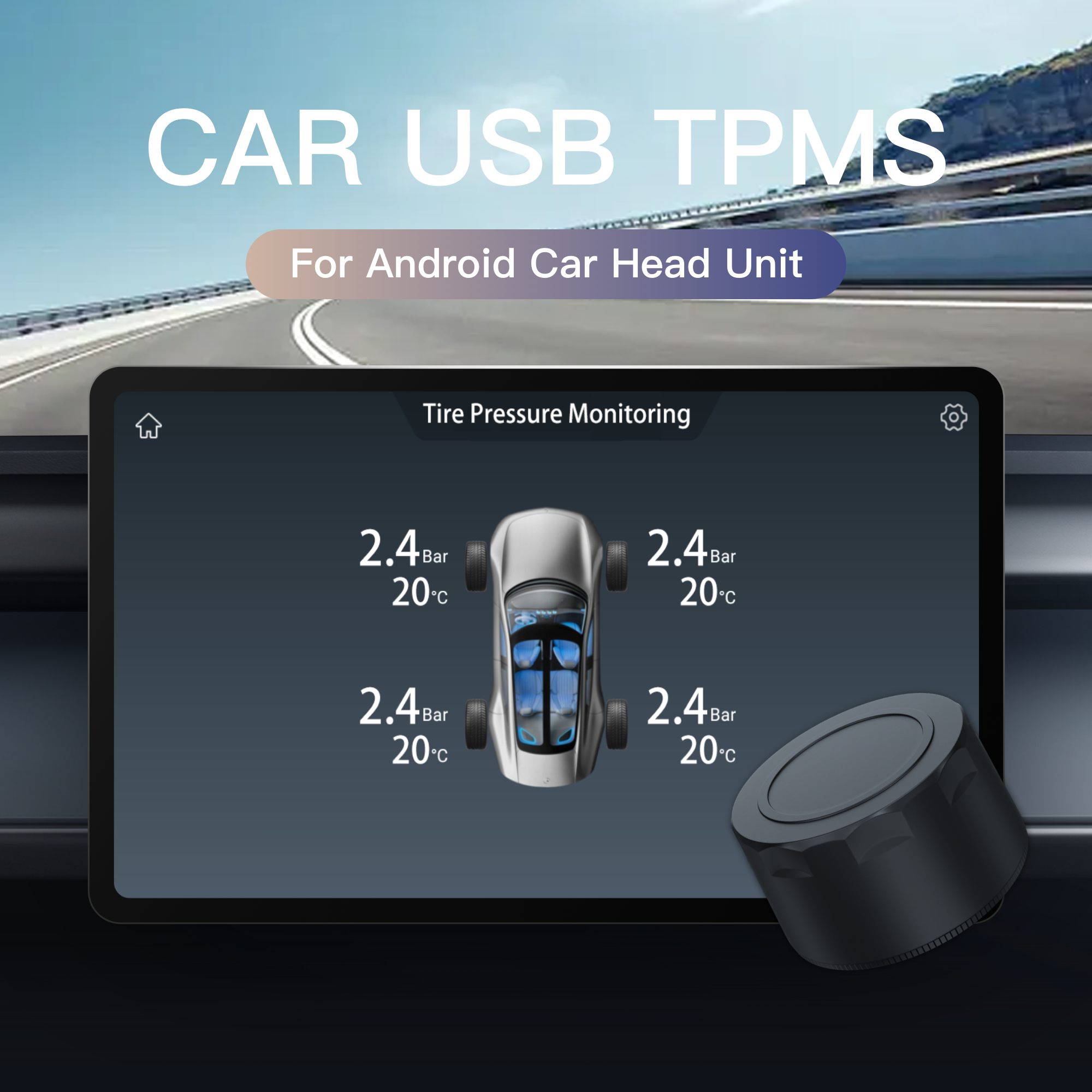 TPMS for Android Car Head Unit