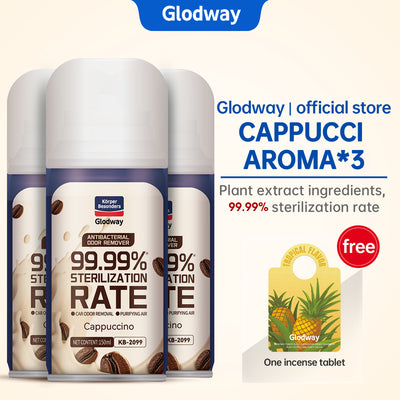 Cappuccino Car Fragrance Mist – Warm Coffee & Vanilla Scent, 5.07 fl oz