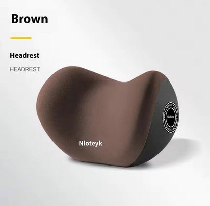 Four Seasons Universal Car Memory Foam Waist Cushion Back Cushion Headrest Cervical Spine Neck Pillow Car Pillow Seat Headrest