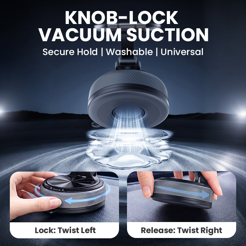 2-in-1 Detachable Magnetic Phone Mount