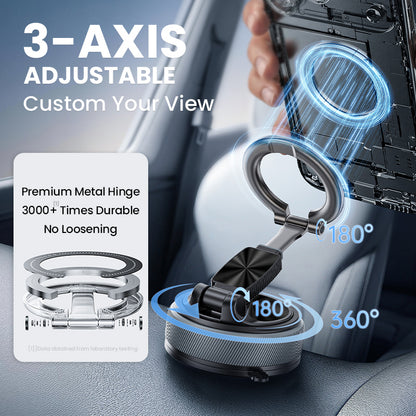 2-in-1 Detachable Magnetic Phone Mount