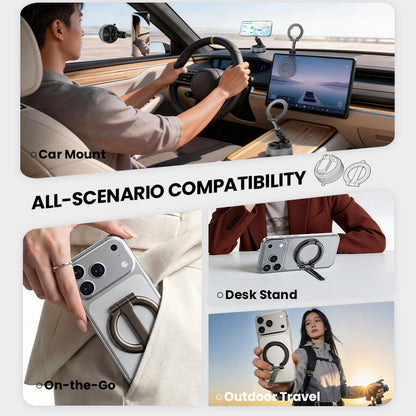 2-in-1 Detachable Magnetic Phone Mount