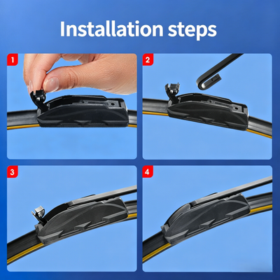 Graphite-Coated J-Hook Wiper Blade – 14–28 in