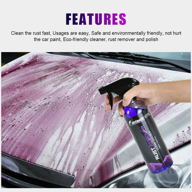 Automobile Tire Steel Ring Rust Removal Iron Powder Aluminum Alloy Car Wash Liquid