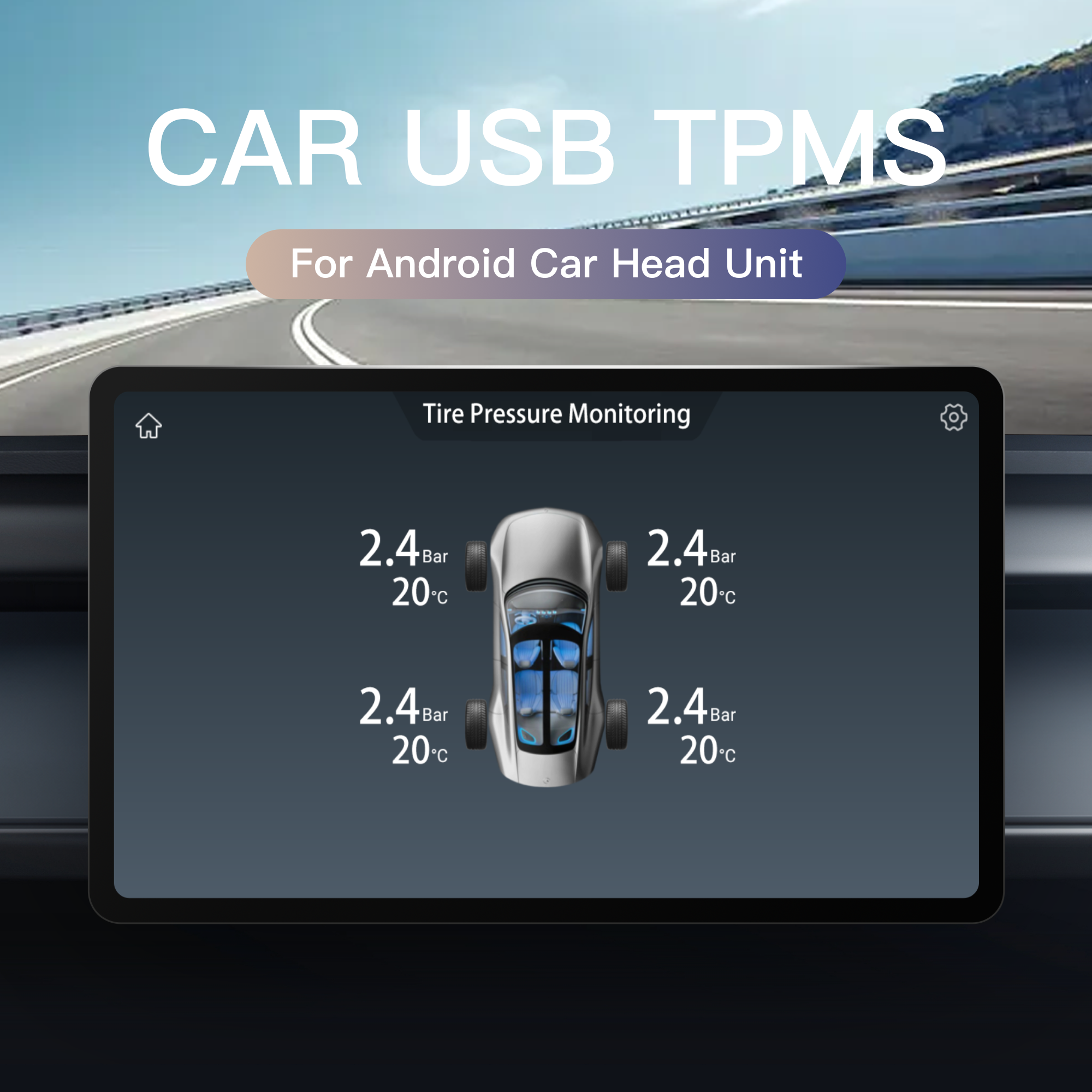 TPMS for Android Car Head Unit