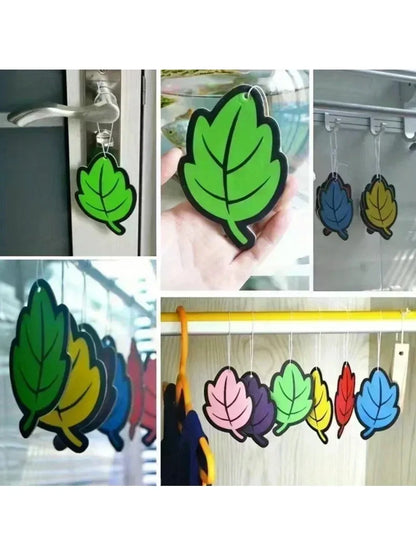 3-60pcs Car Air Freshener Natural Scented Tea Paper Auto Hanging Vanilla Perfume Fragrance Leaf Shape Car Accessories Interior