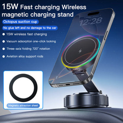 Magnetic Wireless Charging Phone Mount