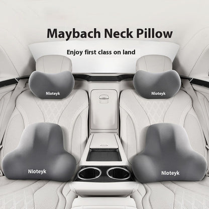 Four Seasons Universal Car Memory Foam Waist Cushion Back Cushion Headrest Cervical Spine Neck Pillow Car Pillow Seat Headrest