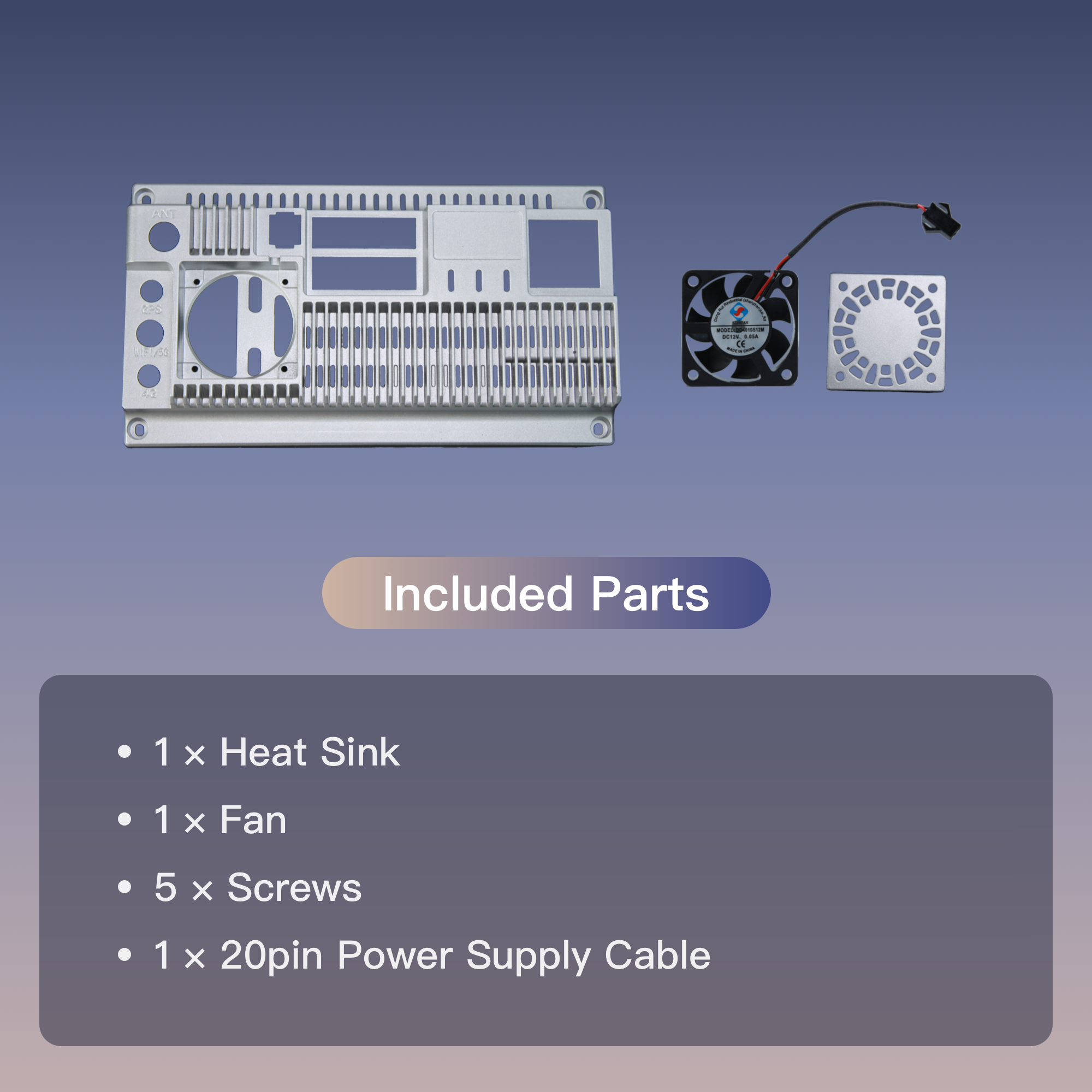 Heat Sink with Fan for TS10M/TS18 Motherboard