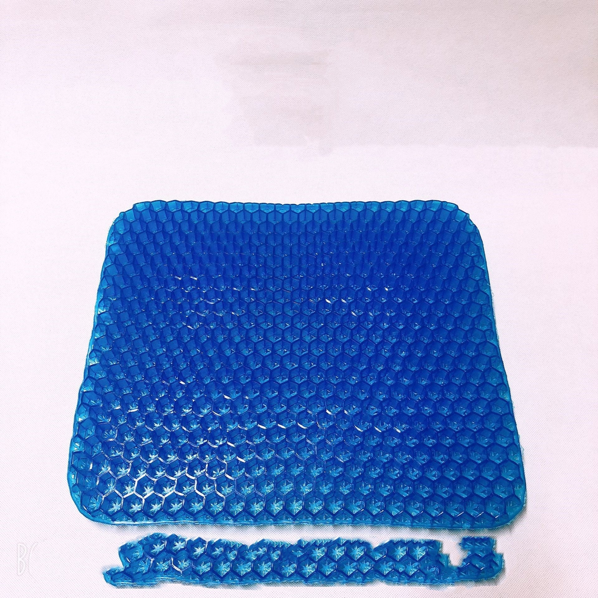 Summer Gel Seat Cushion Breathable Honeycomb Design For Pressure Relief Back Tailbone Pain For Home And Car